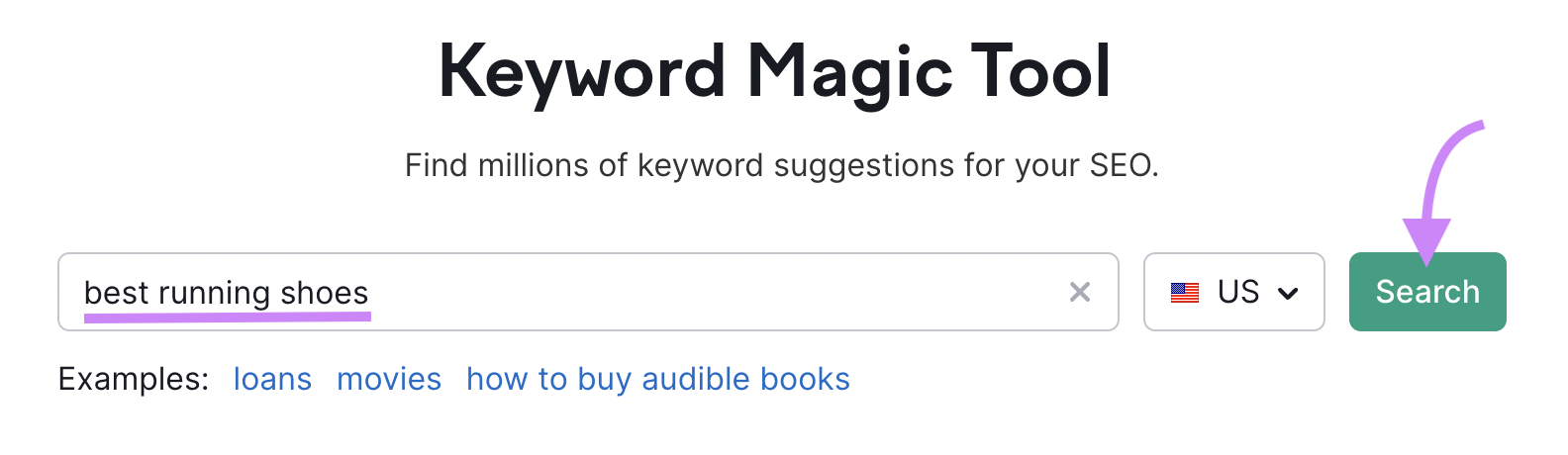an example of searching for