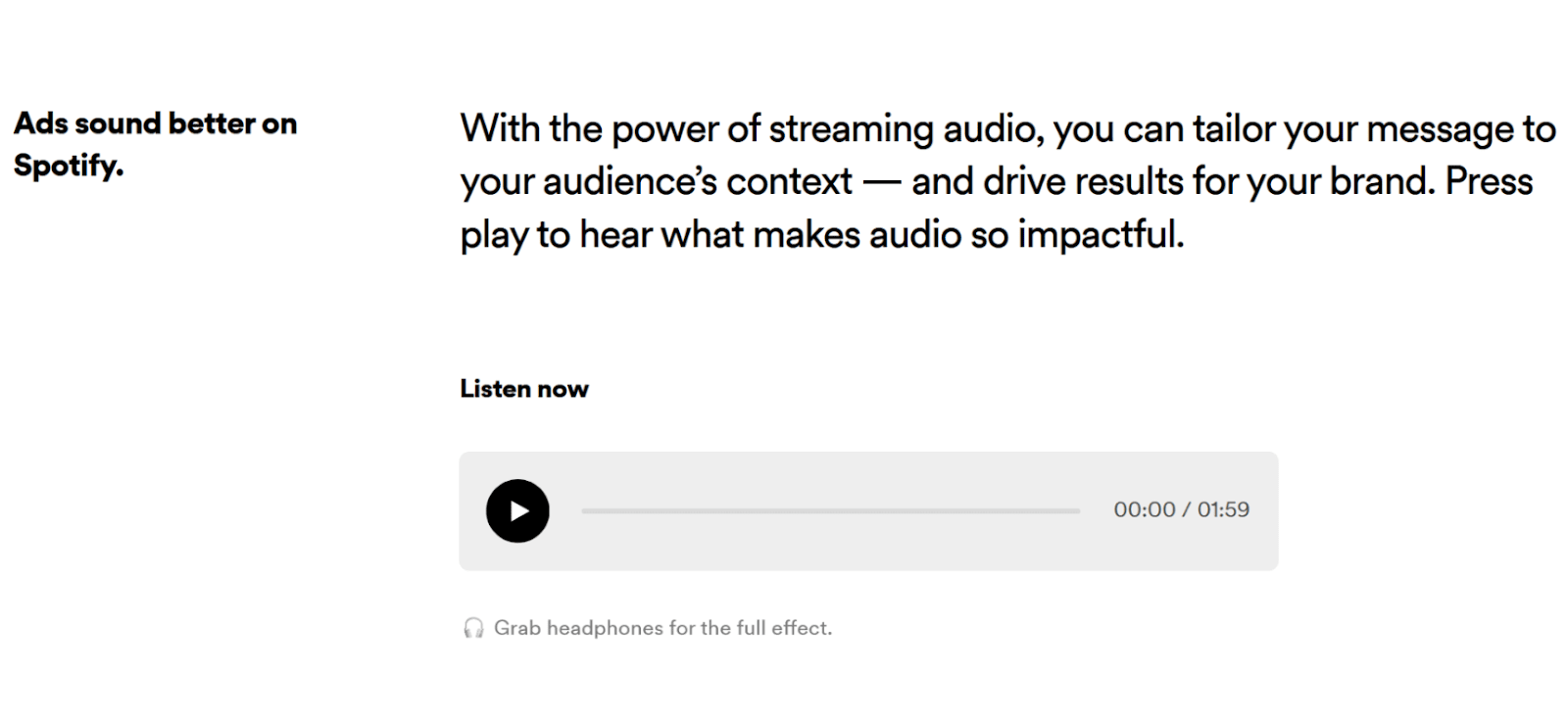 Spotify公司 ad programs