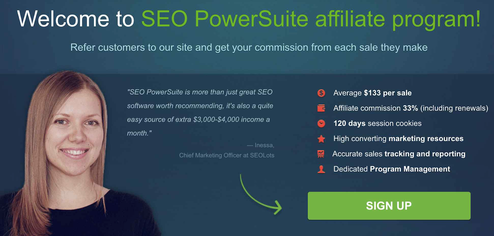 高级行政主任 PowerSuite Affiliate Program
