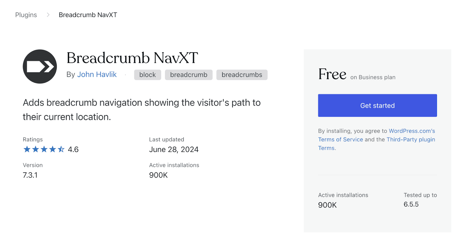 A screenshot of N.面包屑,面包屑's app landing page