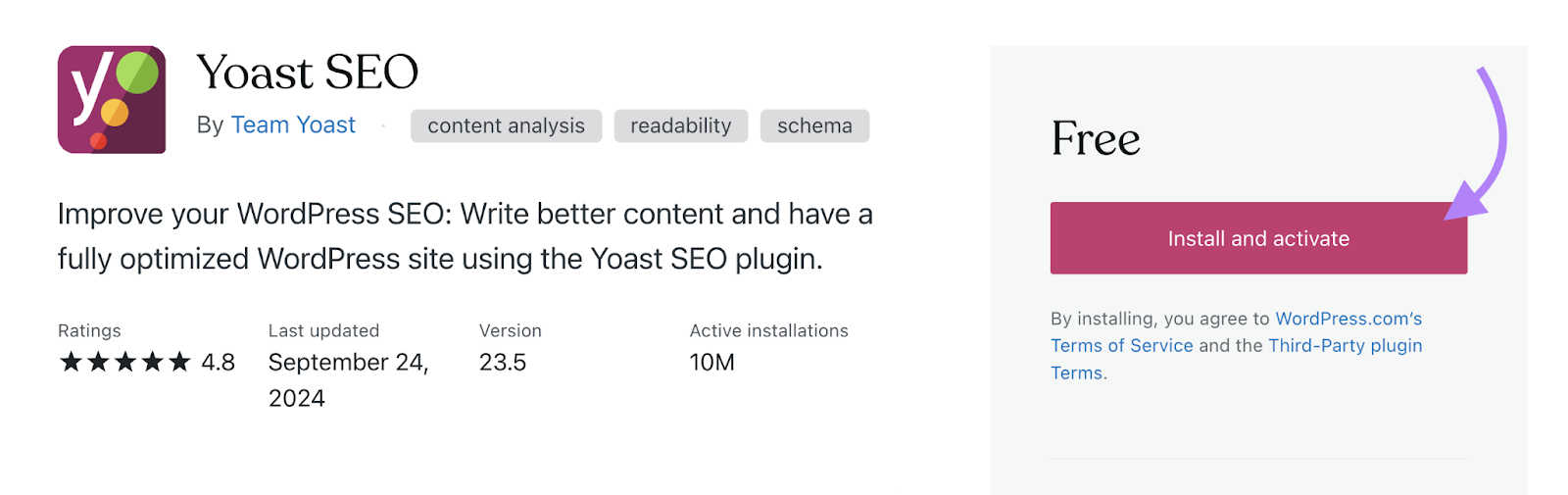 Install and 激活 button highlighted