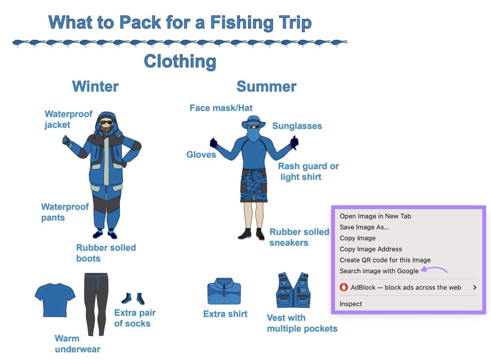Image menu highlighted with an arrow pointing toward 
