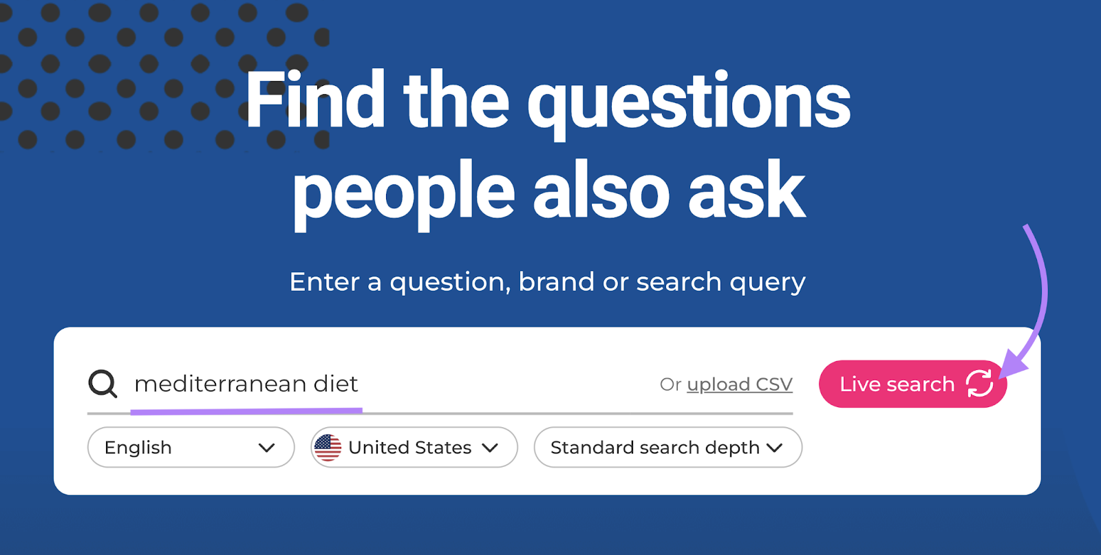 search for