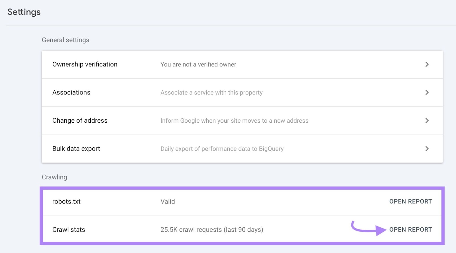 设置 page on Google Search Console with 