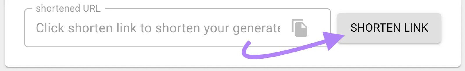 built-in URL shortener on Google’s 活动URL生成器 with 