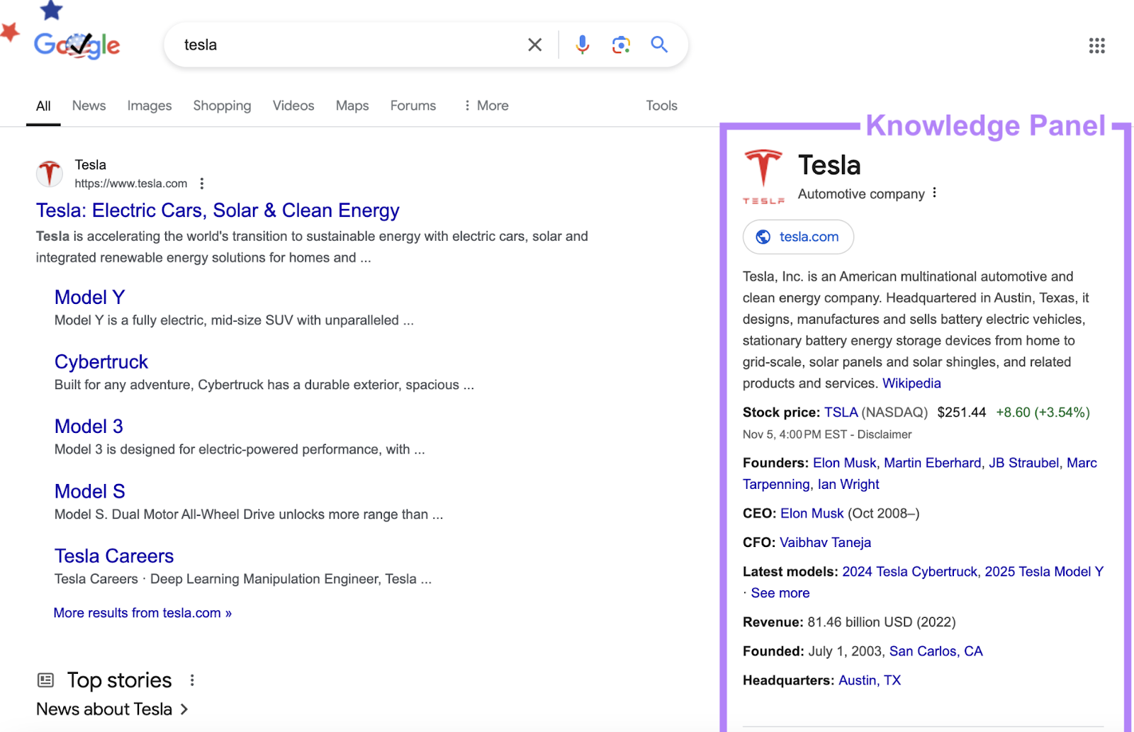 when searching