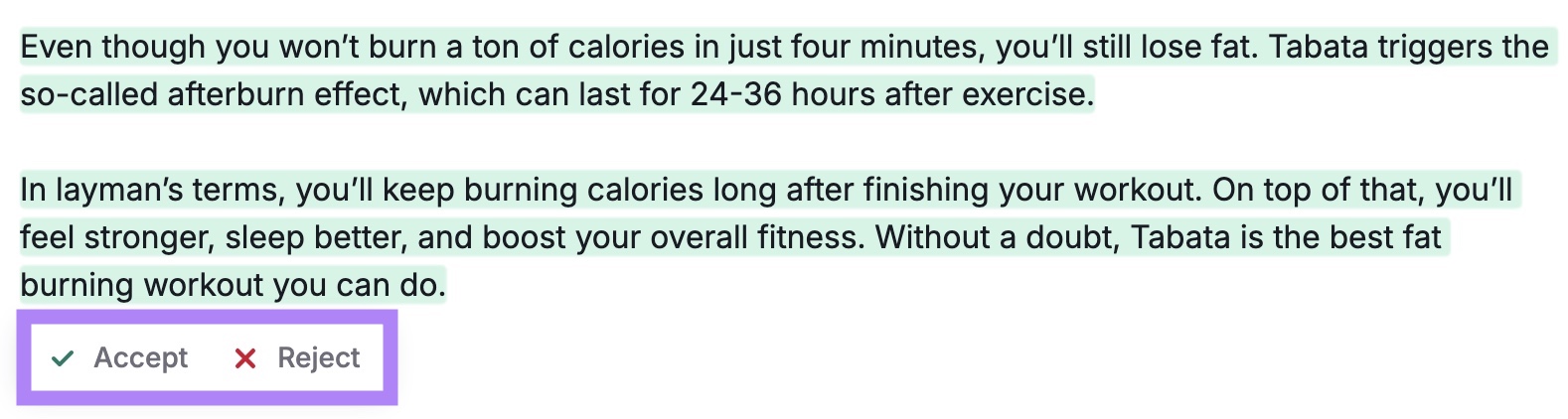 New paragraph after clicking