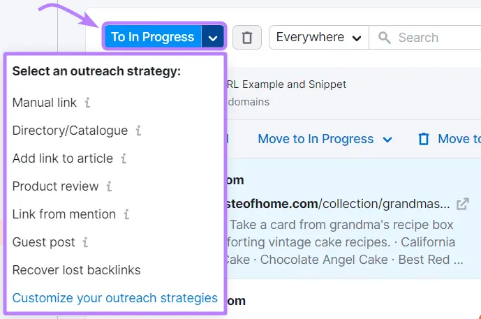 Tactics include manual link, directory/catalogue, add link to article, product review, link from mention, guest post, and recover lost 反向链接s.