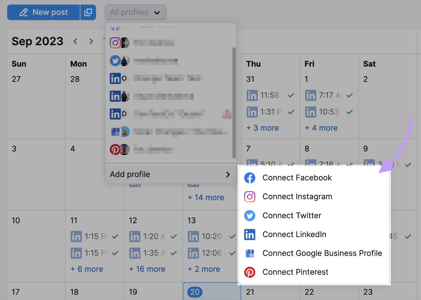 How to connect 社交海报 with your social media accounts