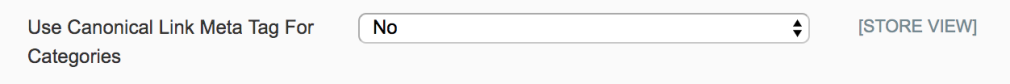 set the “使用方法Canonical Link Meta Tag For Categories”option to 