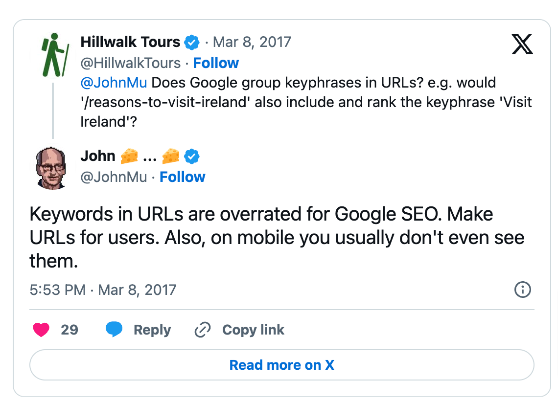 John Mueller says