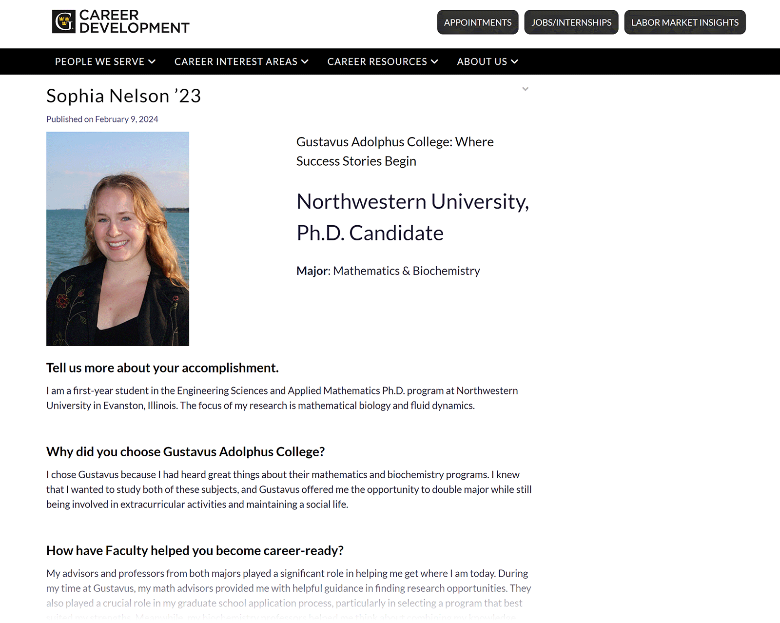 Gustavus Adolphus College student question and answers page sharing their experience.