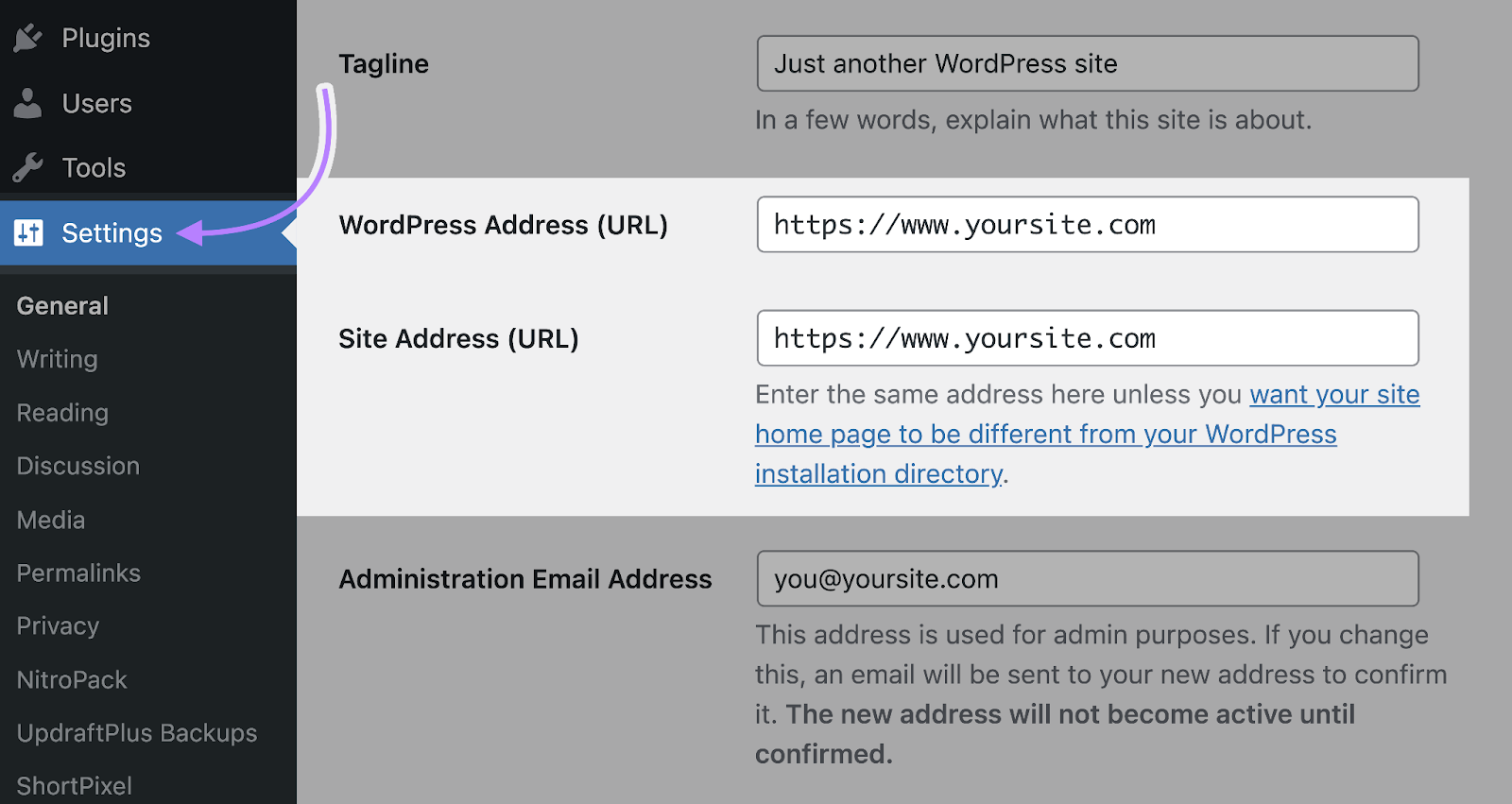 Check URL 设置