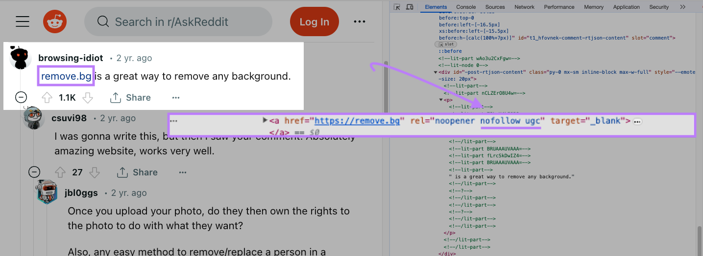 An example of 