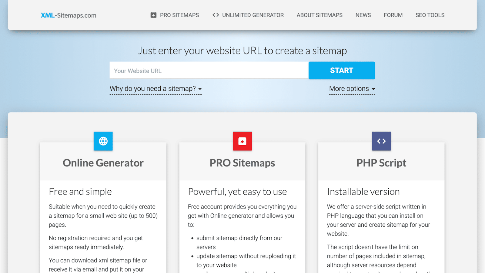 XML 网站地图.com home page