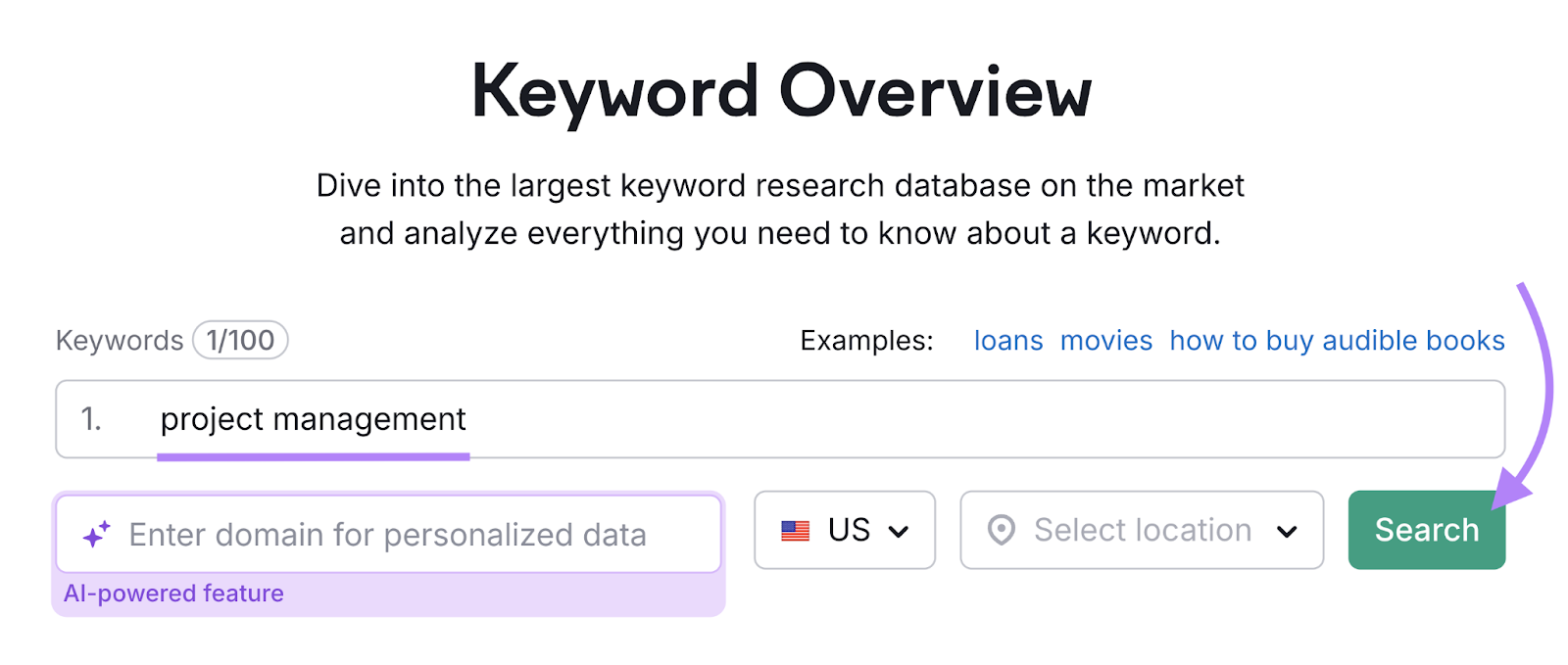 search for