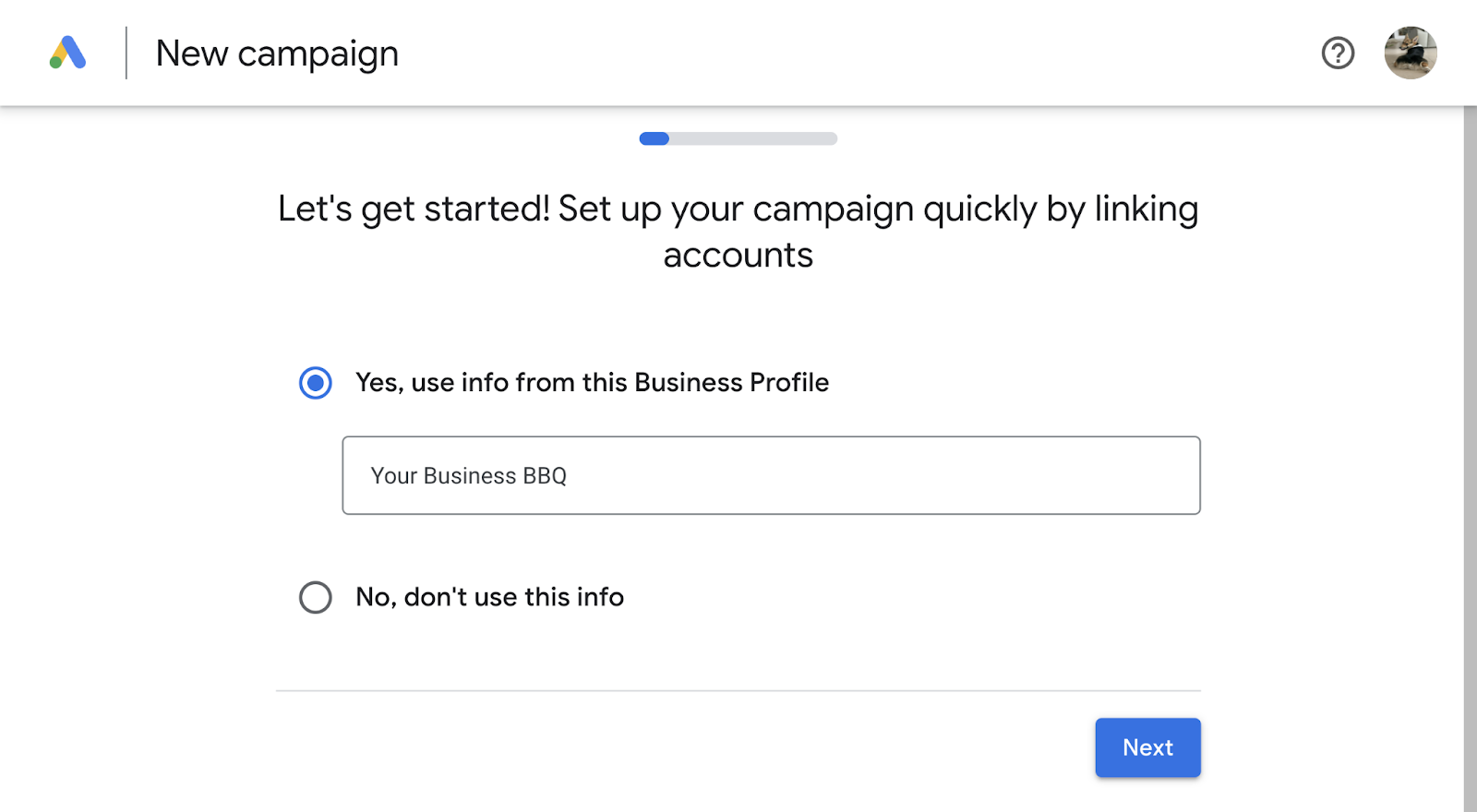 Creating a 谷歌 Ads account