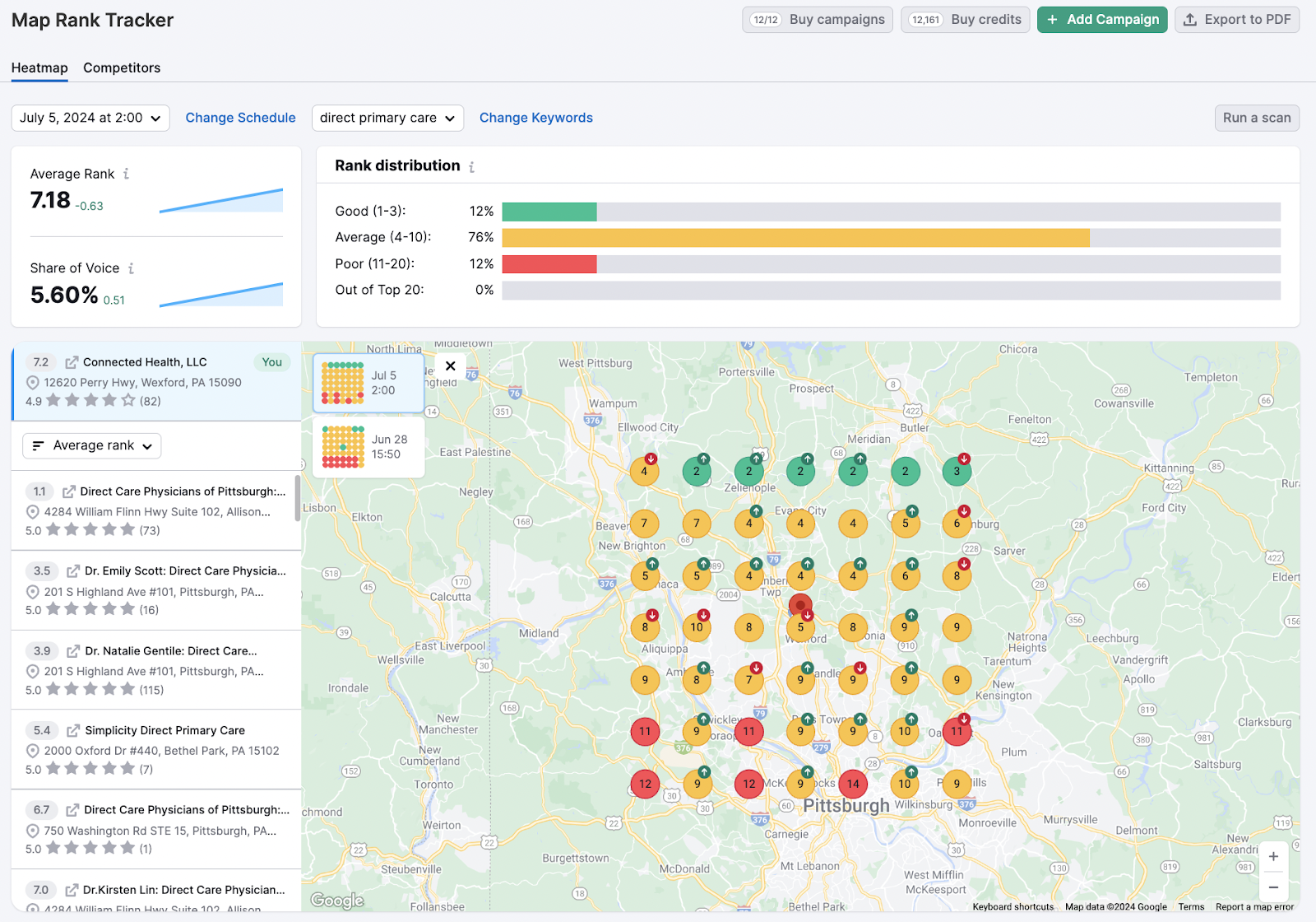 Map Rank Tracker is a tool to monitor your positions in 谷歌地图.