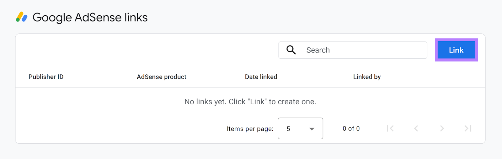 连结 button highlighted