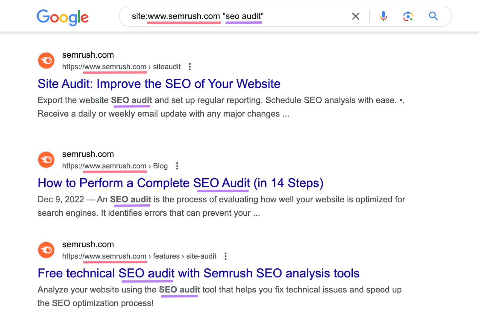 search for 