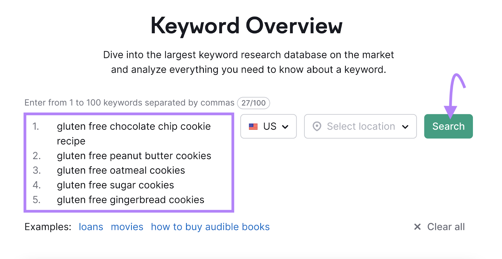 关键字概述 tool search box