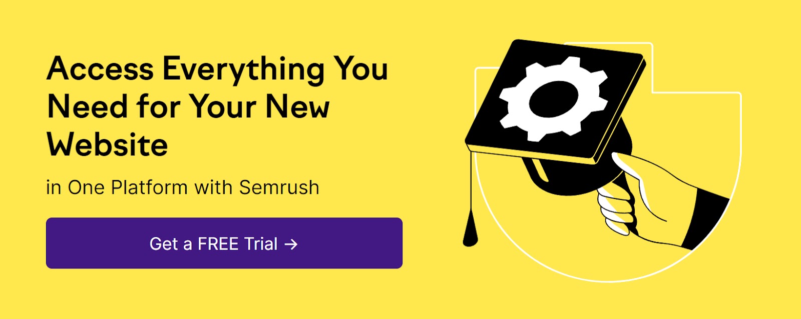 A 横额广告 from Semrush blog with 