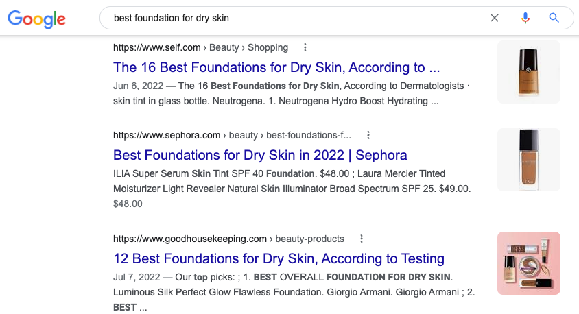 SERPs for