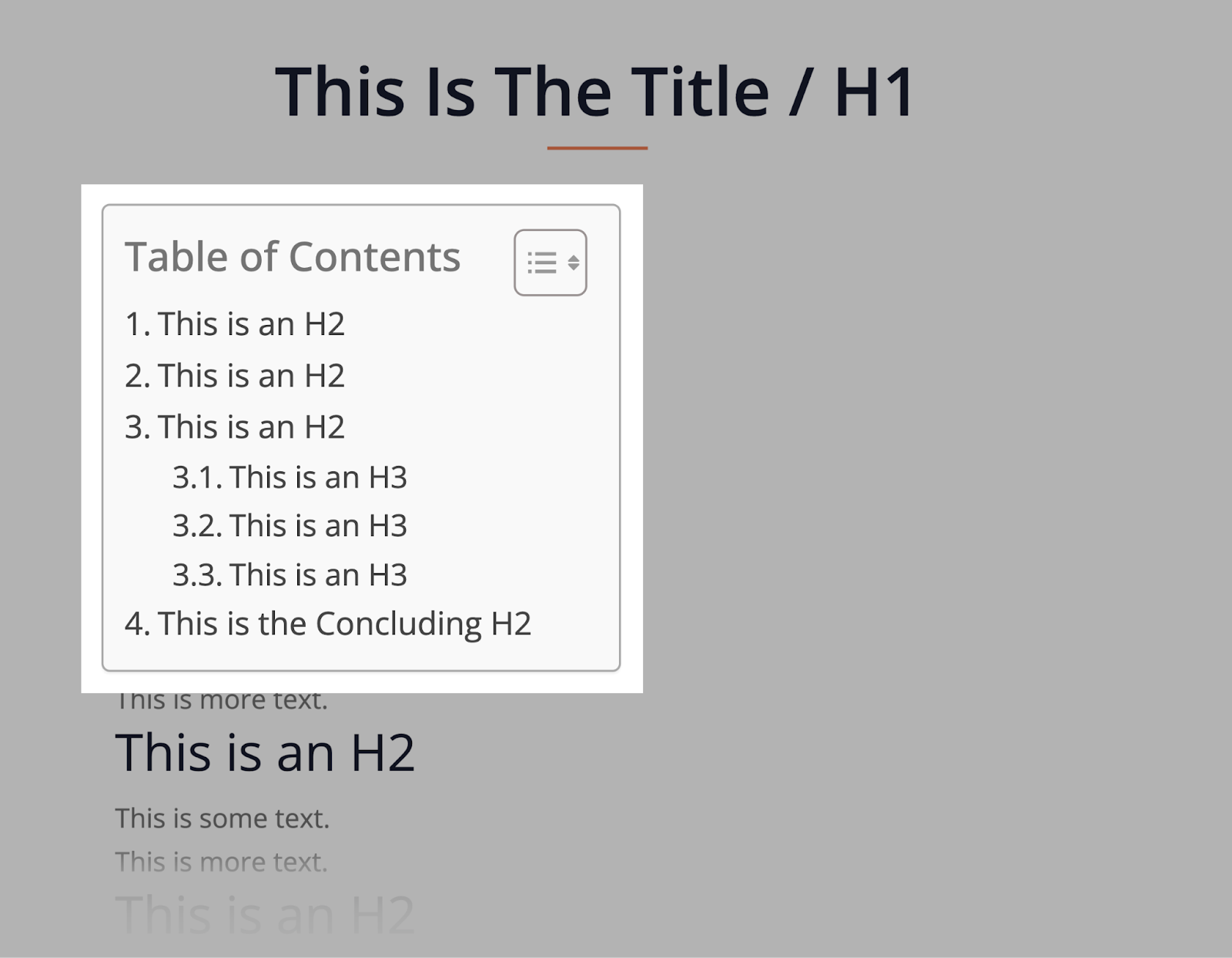 example of