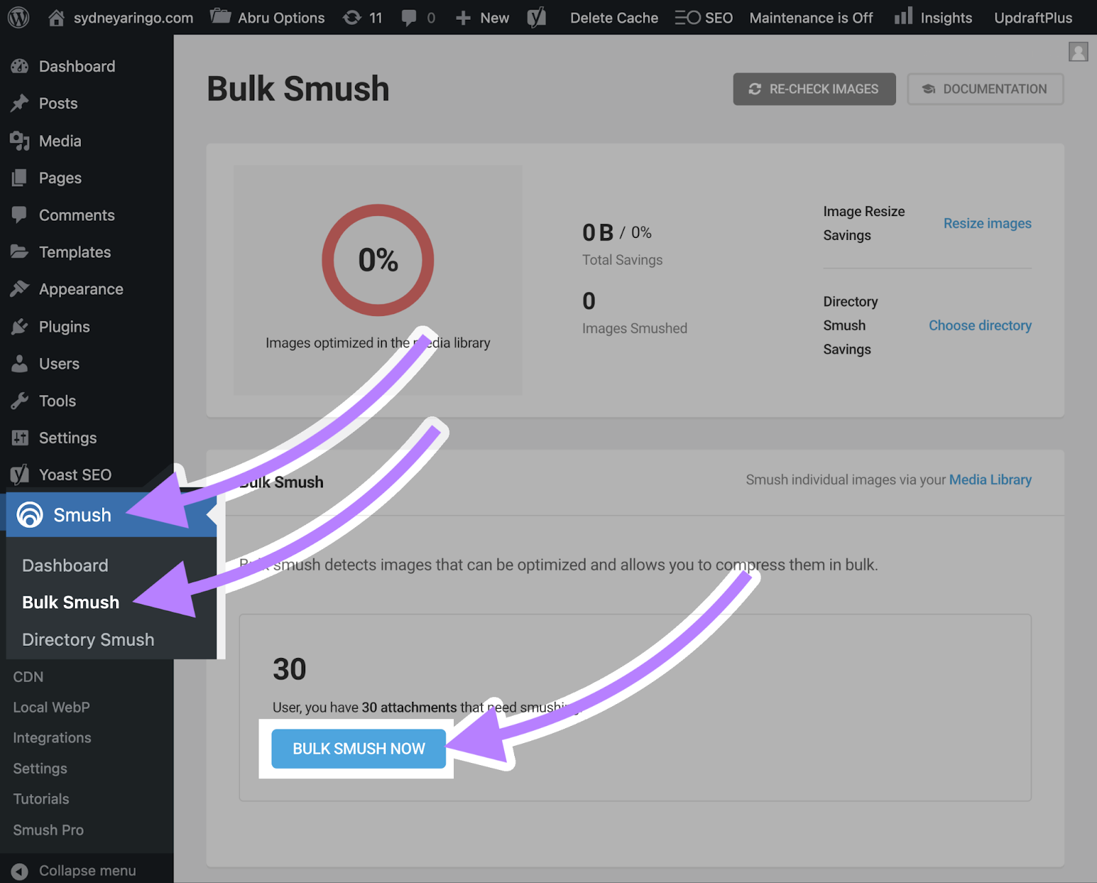 how to optimize images in bulk 与 斯莫什
