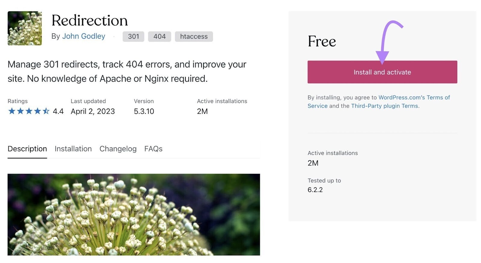 重定向 plugin install page
