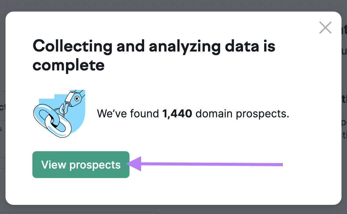 “Collecting and analyzing data is complete
