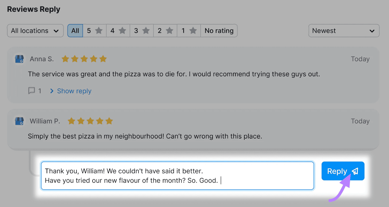 答复ing to a review from the 检讨及管理 tool