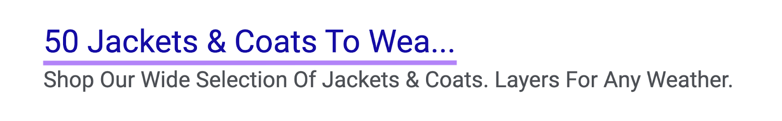 Truncated sitelink text that reads 