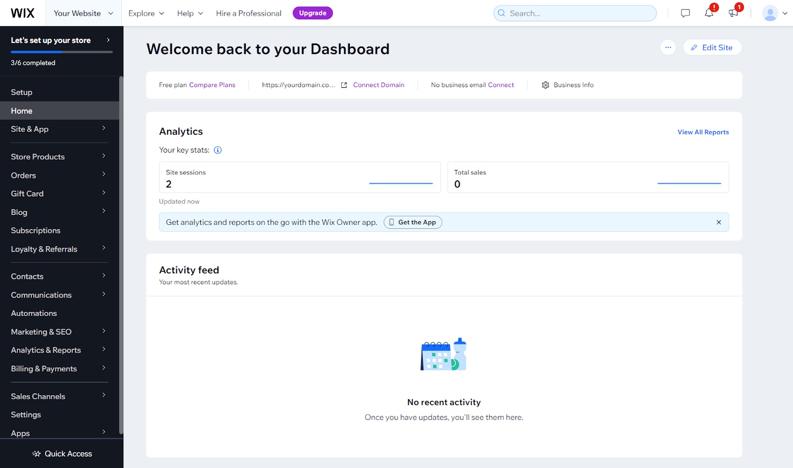 威克斯 Dashboard