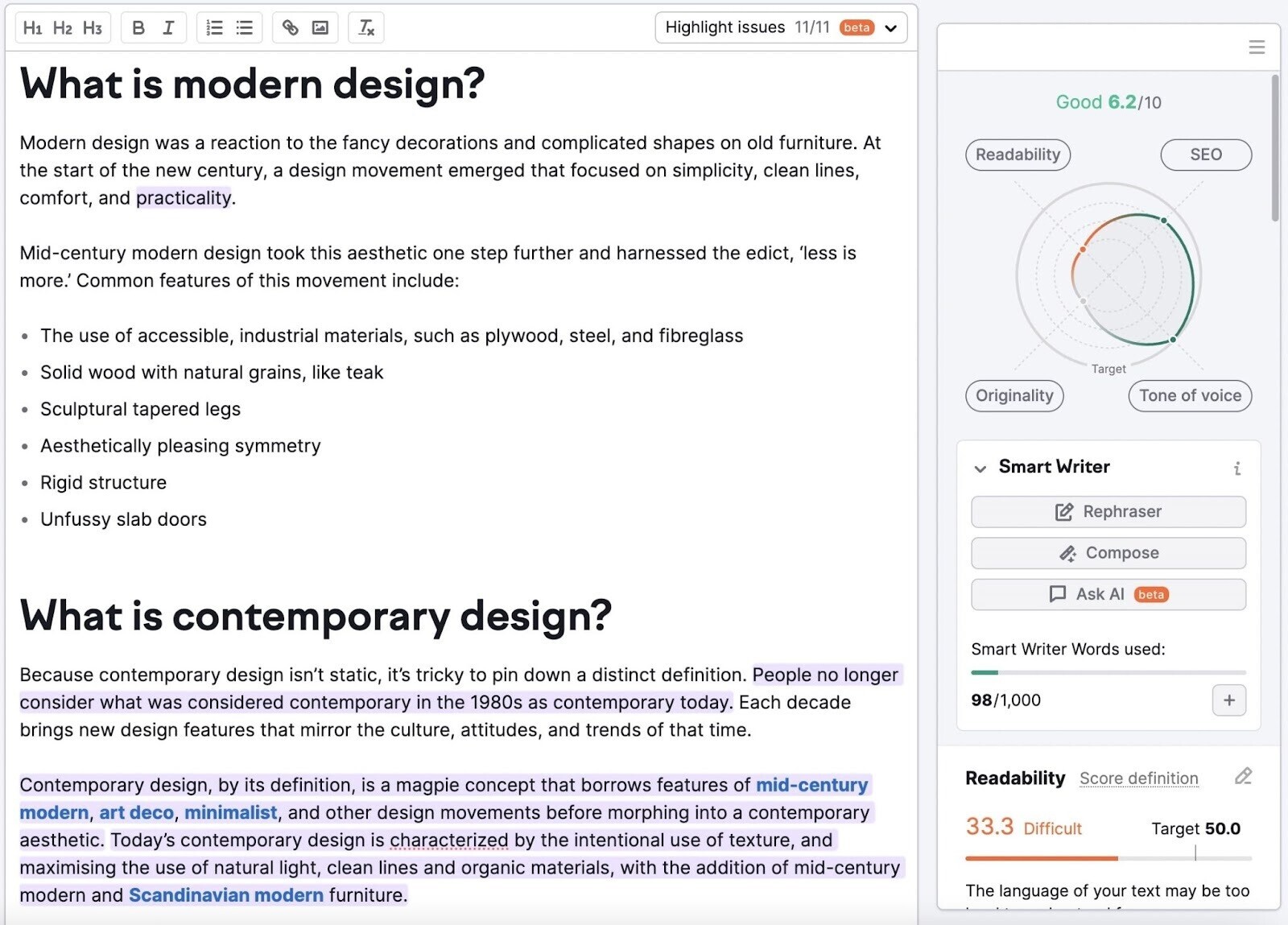 an example of article on