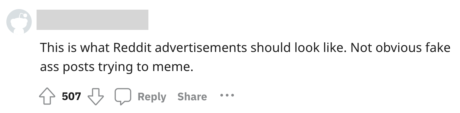 Reddit comment: 