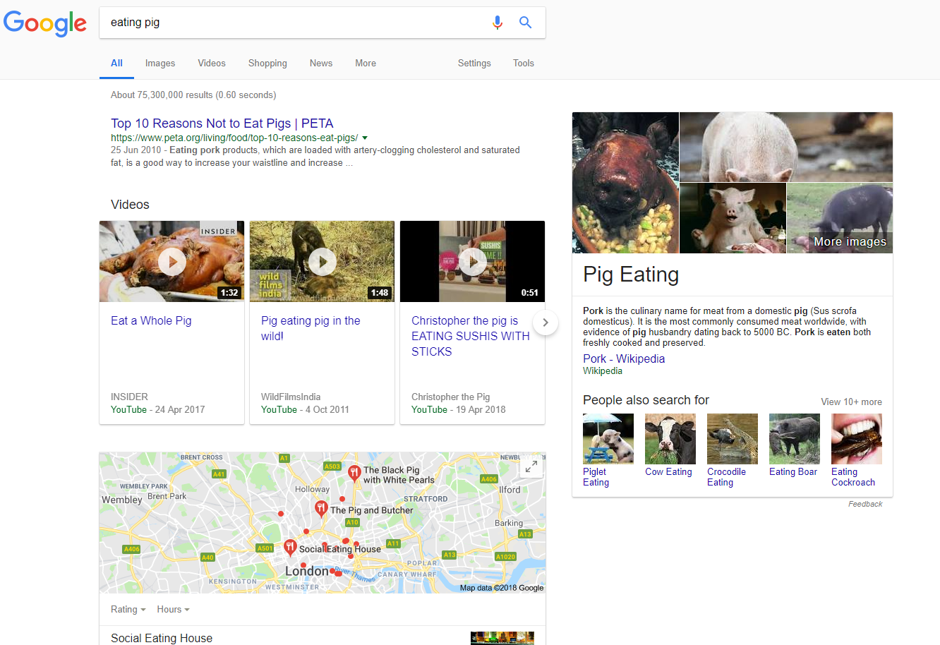 Identifying search 意图 in organic results
