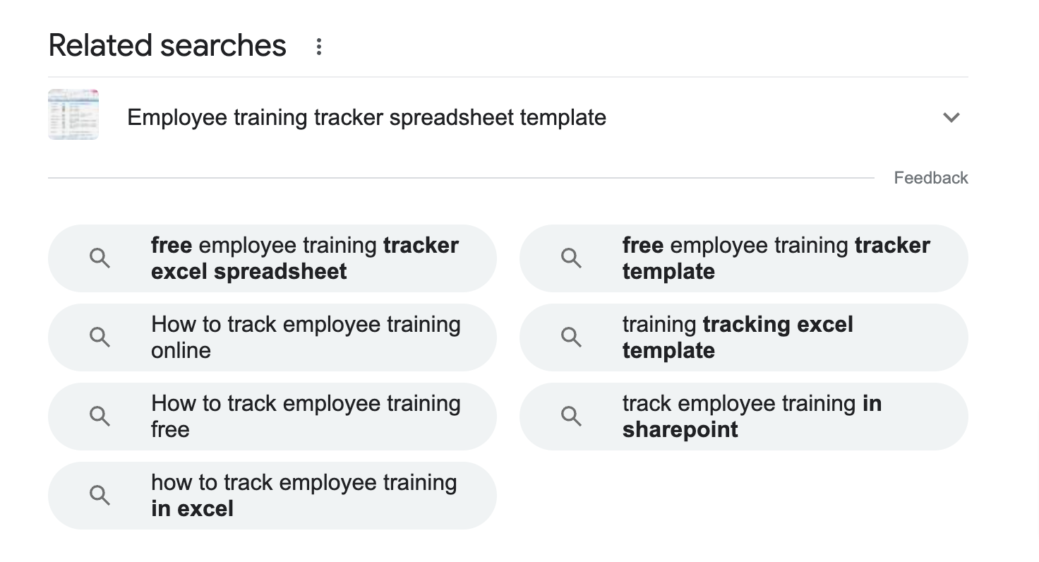 相关查册 section for “how to track employee training