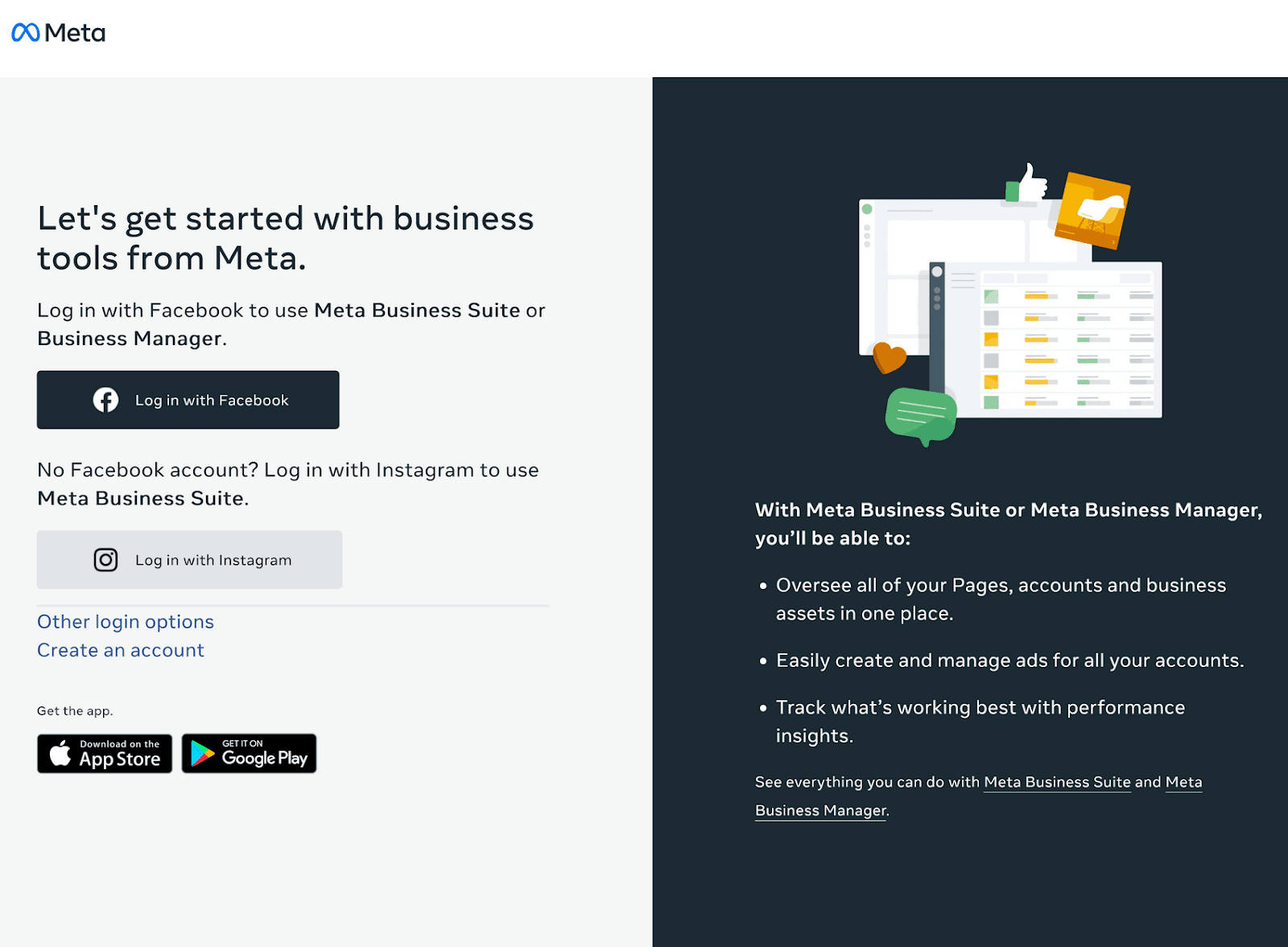 元业务经理 landing page