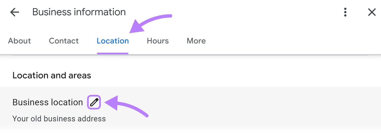 Pencil icon highlighted next to 