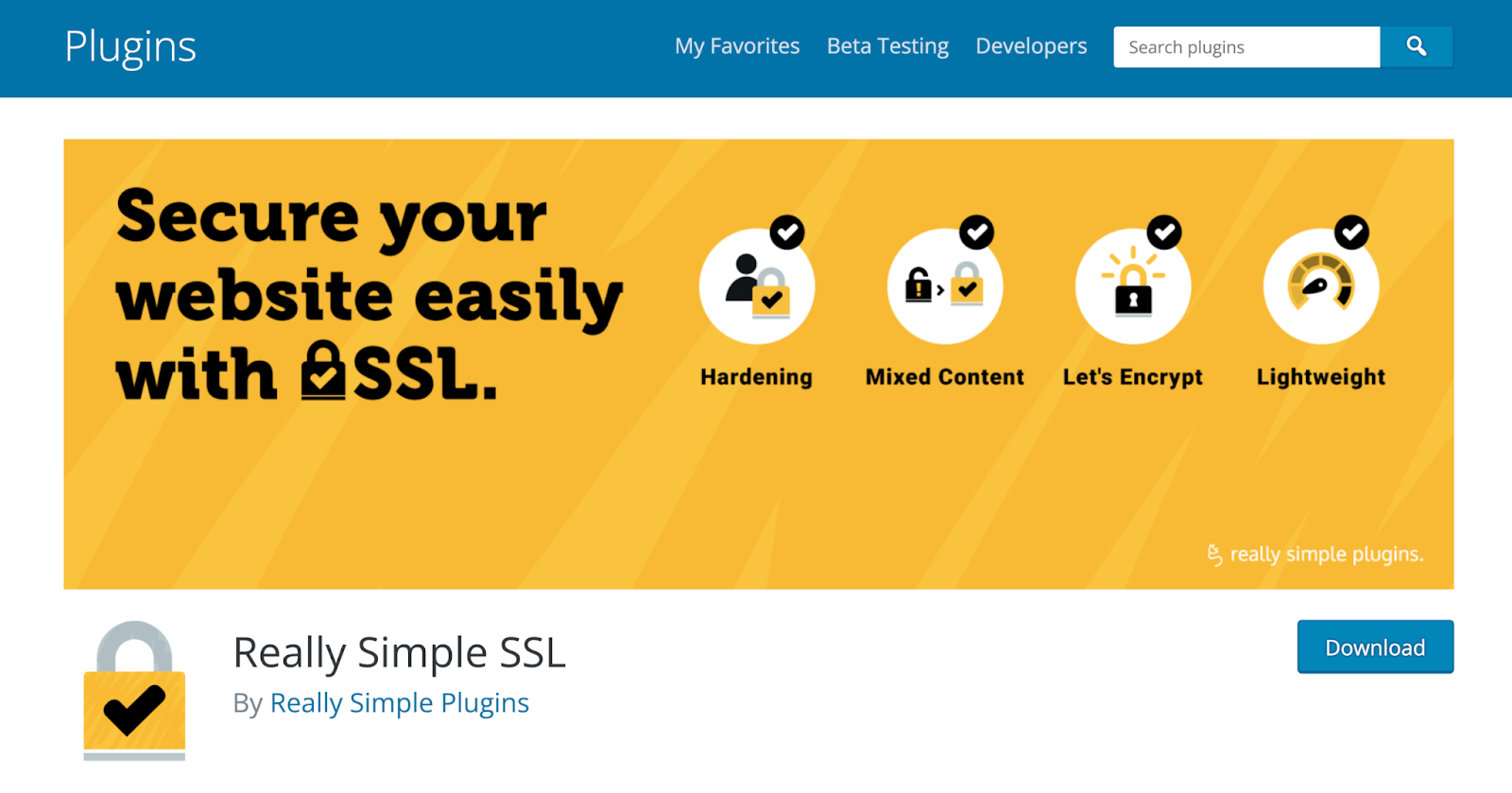 真正简单的SSL plugin
