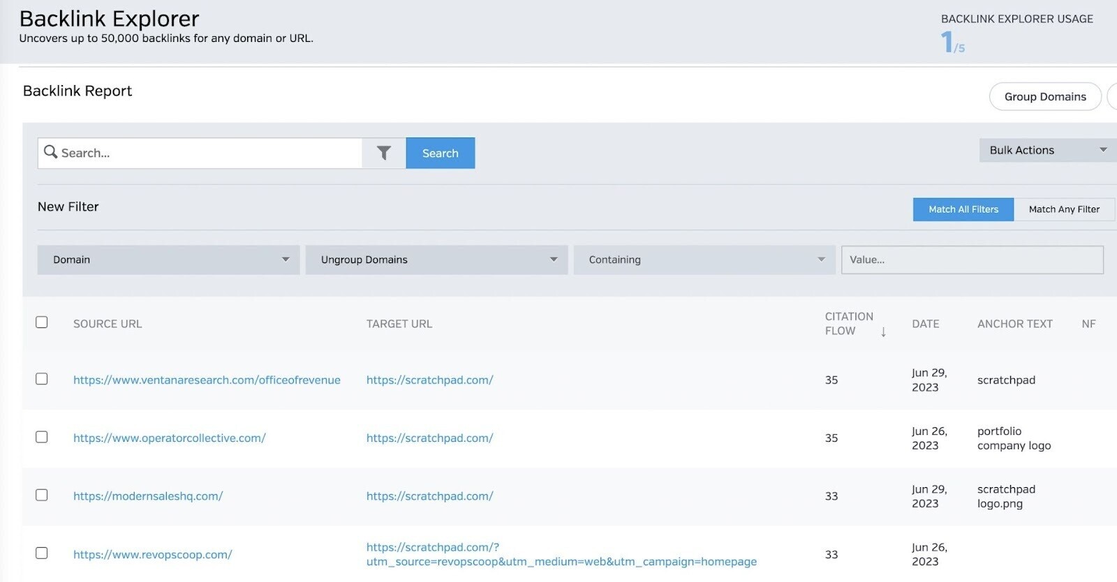 乌鸦工具’s Backlink Explorer