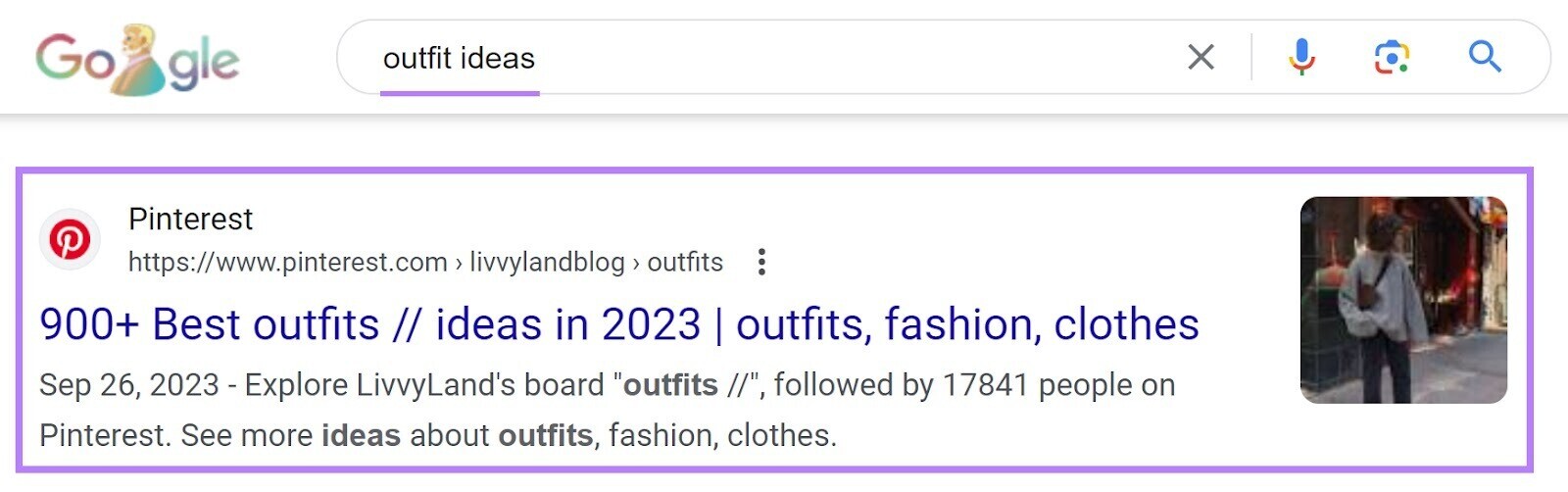An example of 品特斯 content, ranking in Google for