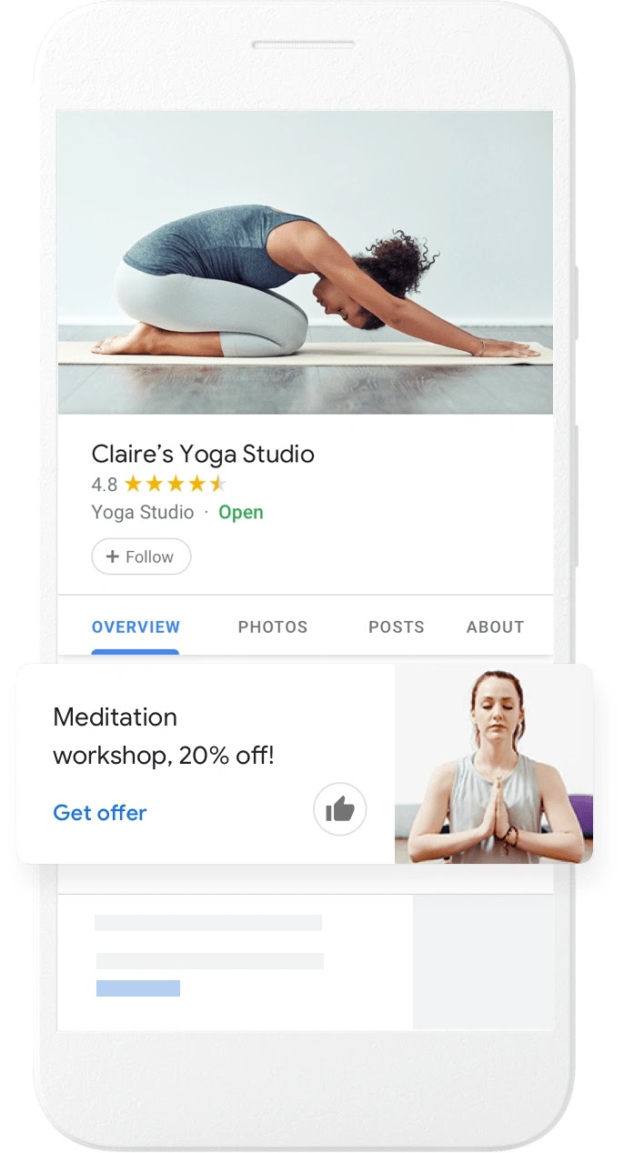 Claire's Yoga Studio 谷歌业务简介