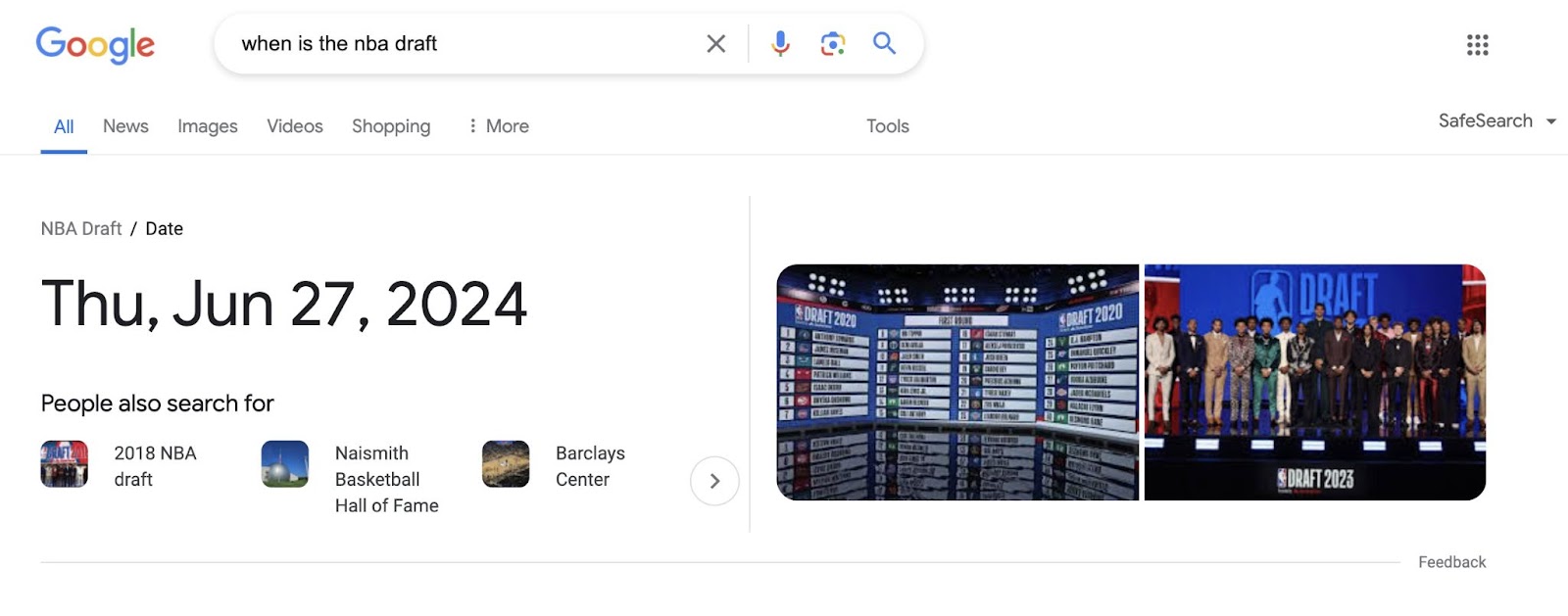 search for 