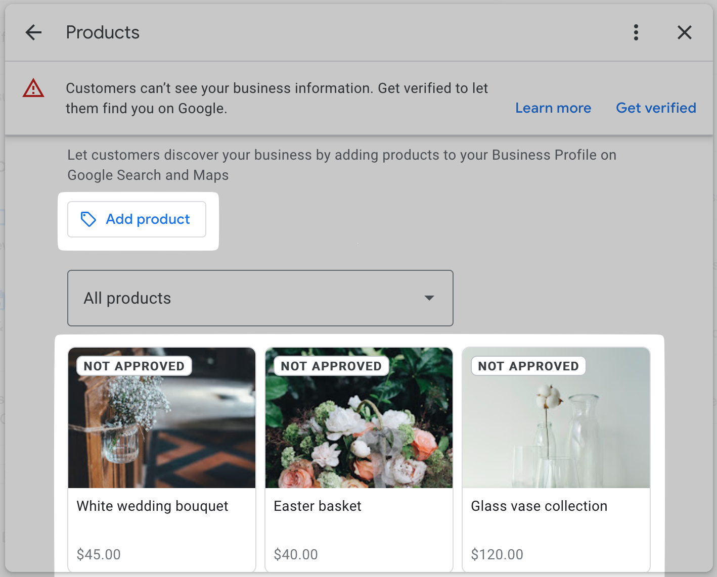 添加 or edit images on your product listing