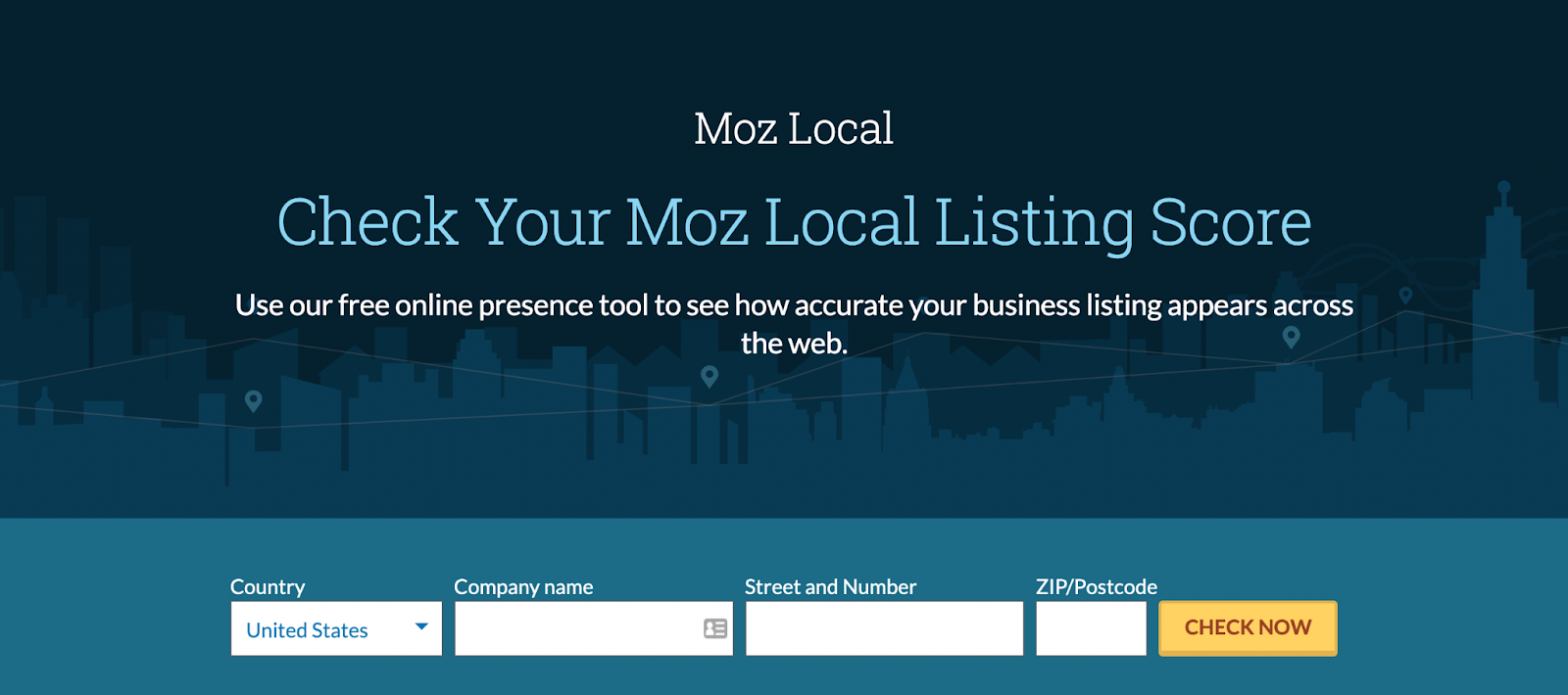 Moz本地 homepage