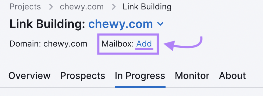 connect your email account with the 链接构建工具