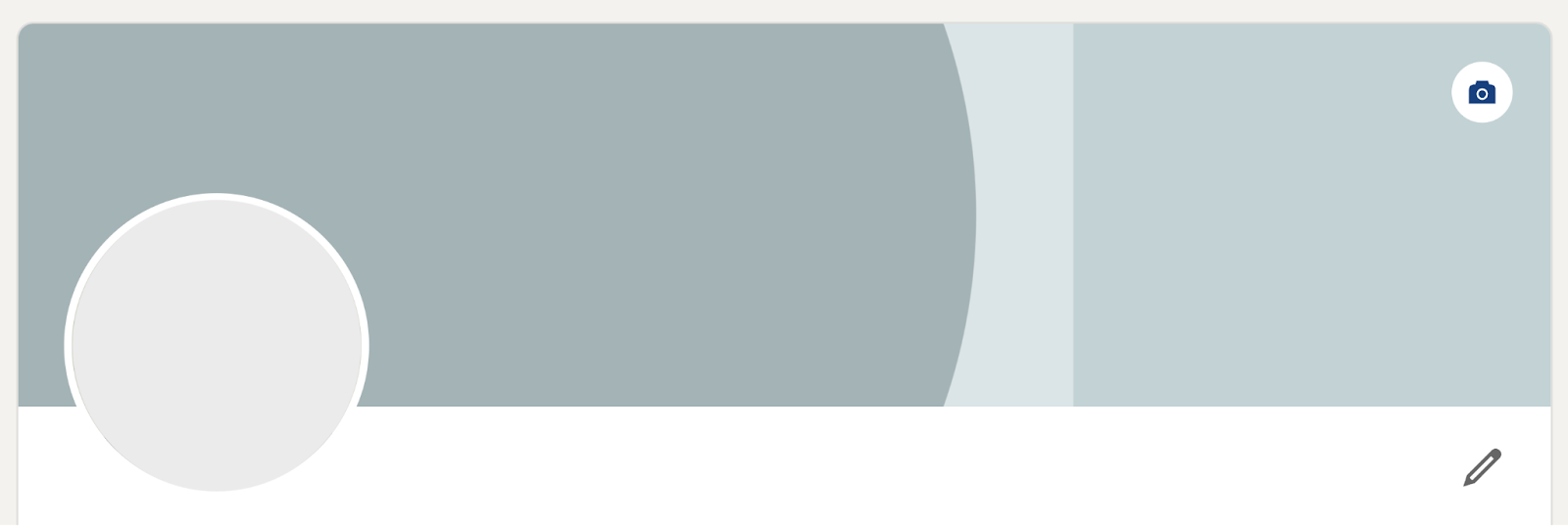 An empty 领英 profile showing a default, generic image