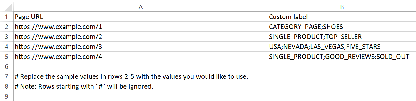 dsa page feed template